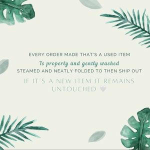 Note from seller 🤍